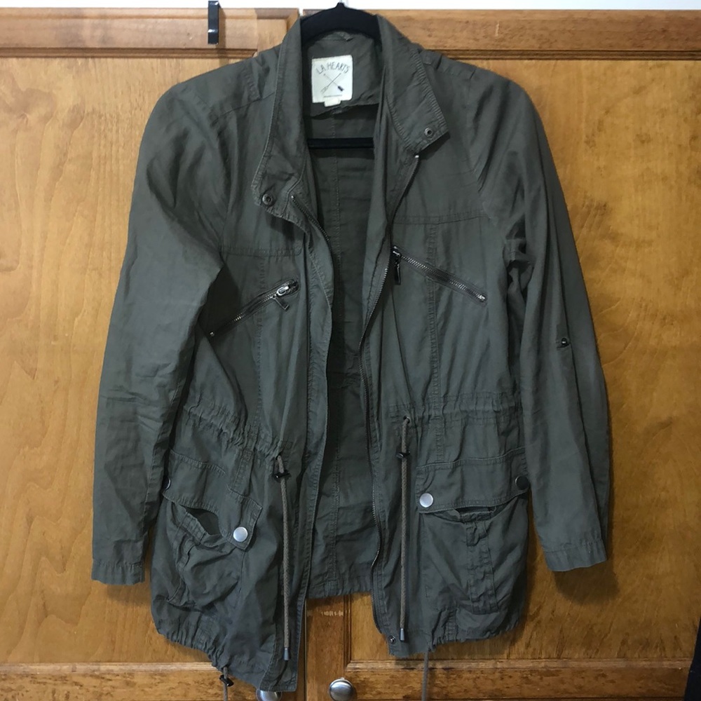 green jacket